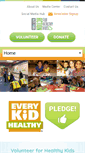 Mobile Screenshot of actionforhealthykids.org